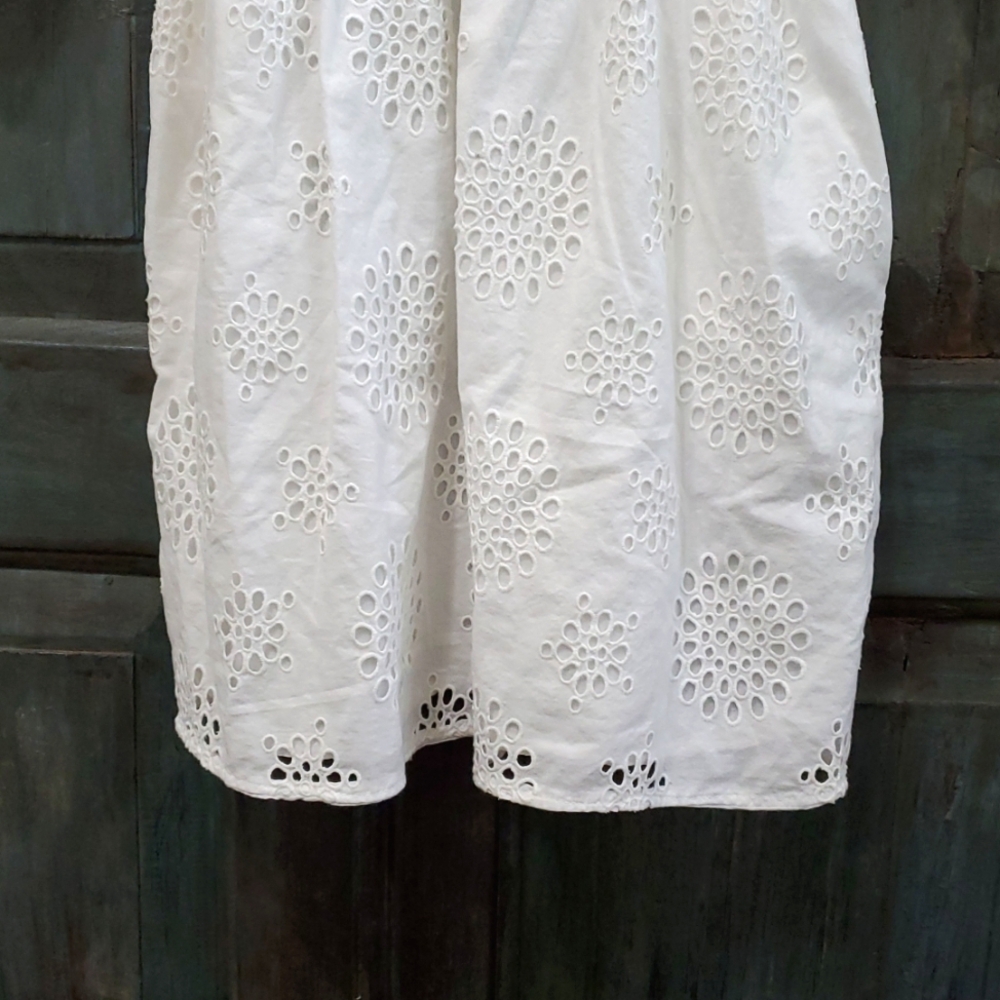 MICHAEL STARS Alessandra Off-Shoulder Eyelet Dress, Size Large, NWOT - Picture 9 of 12